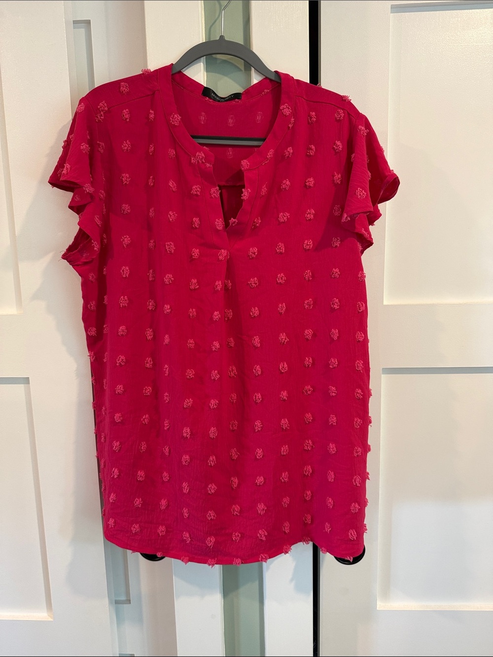 Women’s Pink Short Sleeve Blouse - Classic Lightweight Top